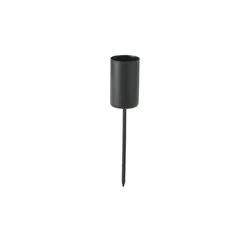 Kerzenstecker  4er Set   , schwarz , Metall , Maße (cm): H: 11  Ø: 2.3