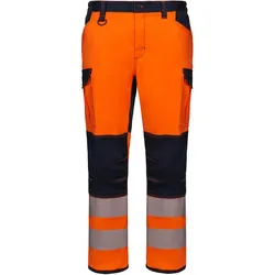 Velilla, Arbeitshose, Flexibles Arbeitsarbeiten mit Knieschonern und reflektierenden Streifen (XL)