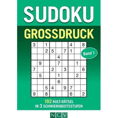Sudoku Großdruck Band 1, Taschenbuch von , Naumann & Göbel, 978-3-625-19537-5
