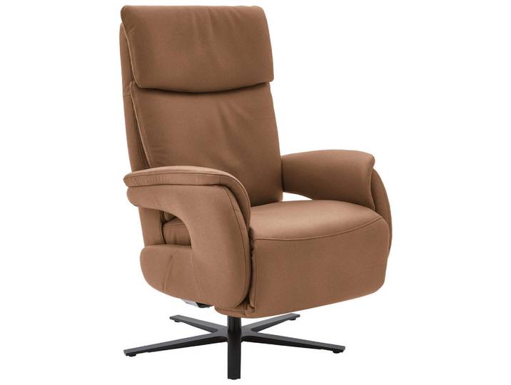 Dieter Knoll Relaxsessel, Hellbraun, Metall, 70x117x85 cm, Fussart wählbar, Lederauswahl, Stoffauswahl, Liegefunktion, Wohnzimmer, Sessel, Relaxsessel
