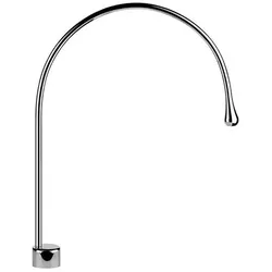 Gessi Goccia Waschtisch-Stand-Auslauf, ohne Ablaufgarnitur, Ausladung 387 mm, Auslauf um 360 Grad schwenkbar, 33853713, Farbe: Messing Antik