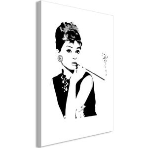 Artgeist Wandbild Audrey Hepburn, Leinwand, Hochformat, 60 x 90 cm