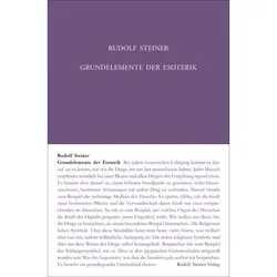 Steiner:Grundelemente der Esoterik, Sachbücher von Rudolf Steiner