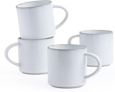 Value Selection Artisan 14 Oz Stoneware Coffee Mug Set Of 4 With Reactive Glaze b