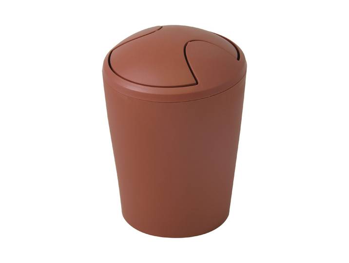 Spirella Schwingdeckeleimer Move 5L Terrakotta