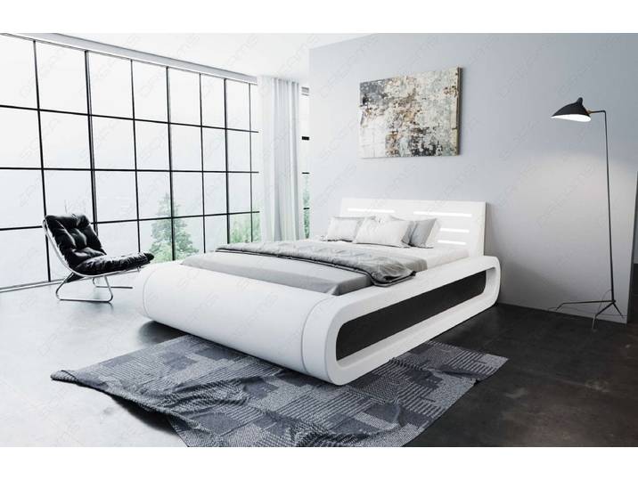 Wasserbett Sorano mit LED und gerundeten Seitenteilen