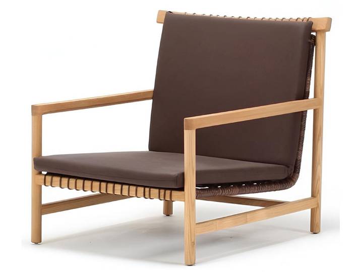 JVmoebel Esszimmerstuhl Stuhl Terrassenmöbel Terrasse Stuhl Modern Stuhl Premium Stuhl Braun, Made in Europa