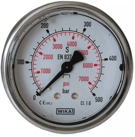 Coltri MCH6 Pressure Gauge 0-500Bar