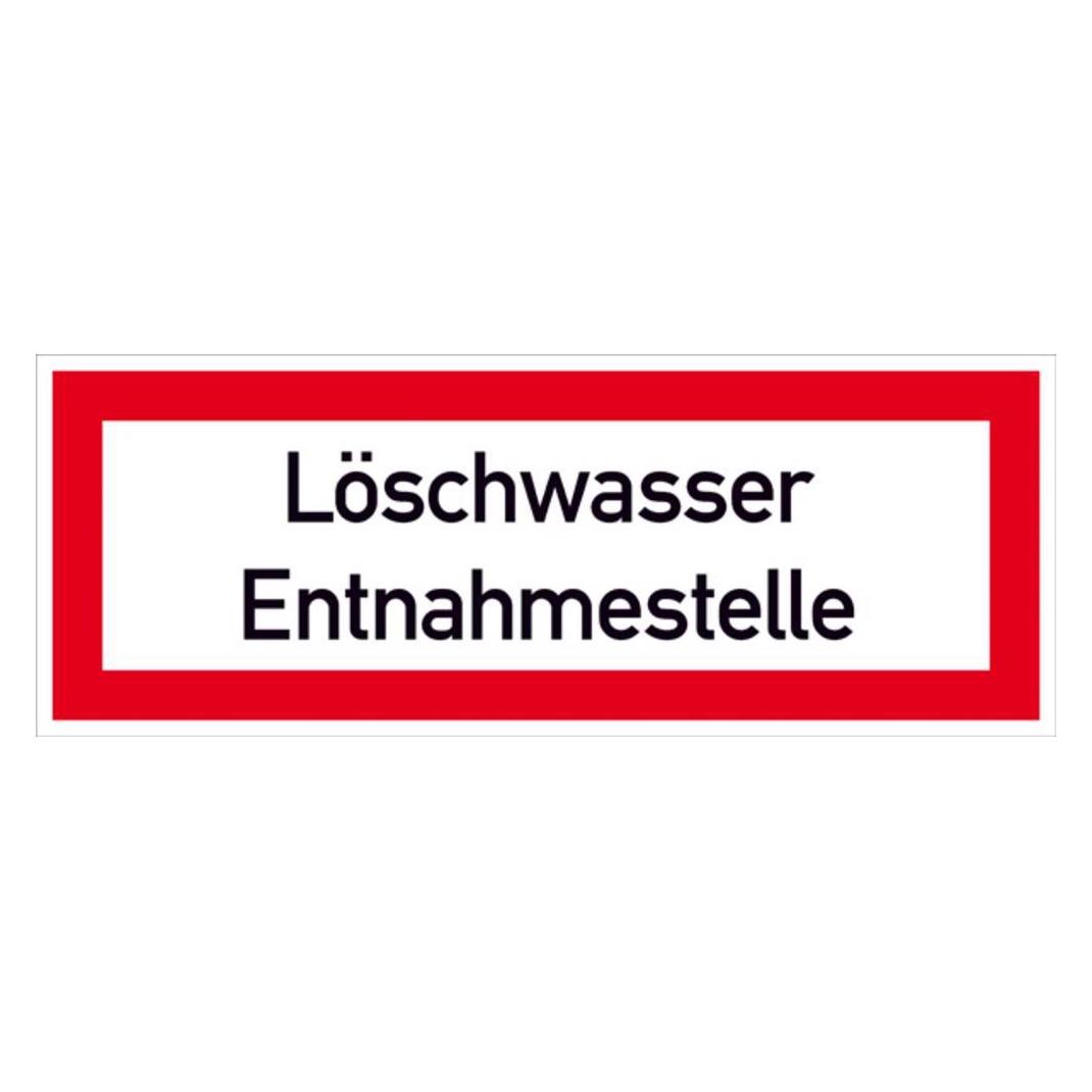 SafetyMarking Hinweisschild für die Feuerwehr Löschwasser Entnahmestelle (11.2875)