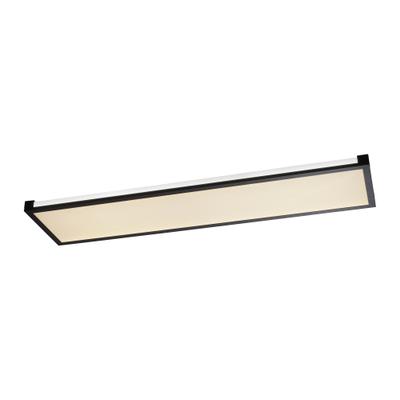JUST LIGHT Deckenleuchte "MARIO", schwarz, 2, H: 7,1cm, 1 Stk., Leuchten, CCT - über Fernbedienung, RGB, dimmbar über Fernbedienung, Deckenleuchte