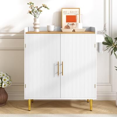 GREATPLANINC Bar Cabinet Liquor Cabinet