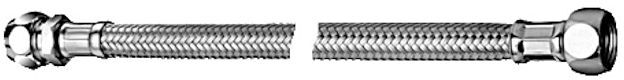 Schell Clean-Fix S Flexibler Schlauch 102020699 verchromt, 1000 mm, Quetschverschraubung G 3/8 AG x Ø 10 mm