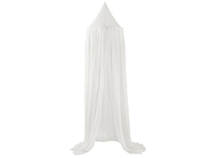 Meyco Betthimmel 55x240cm Baldachin einfache Befestigung Offwhite Baumwollmix - Bettvorhang für Babybett & Wiege - für eine kuschlige & warme atmosphäre - waschbar & trocknergeeignet