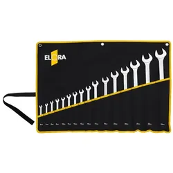 Ringmaulschlüssel-Satz DIN 3113, Form B, 16-teilig 6-32 mm, ELORA-205S 16MT