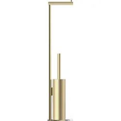 Bar Toilettenpapierständer und WC-Bürste gold matt