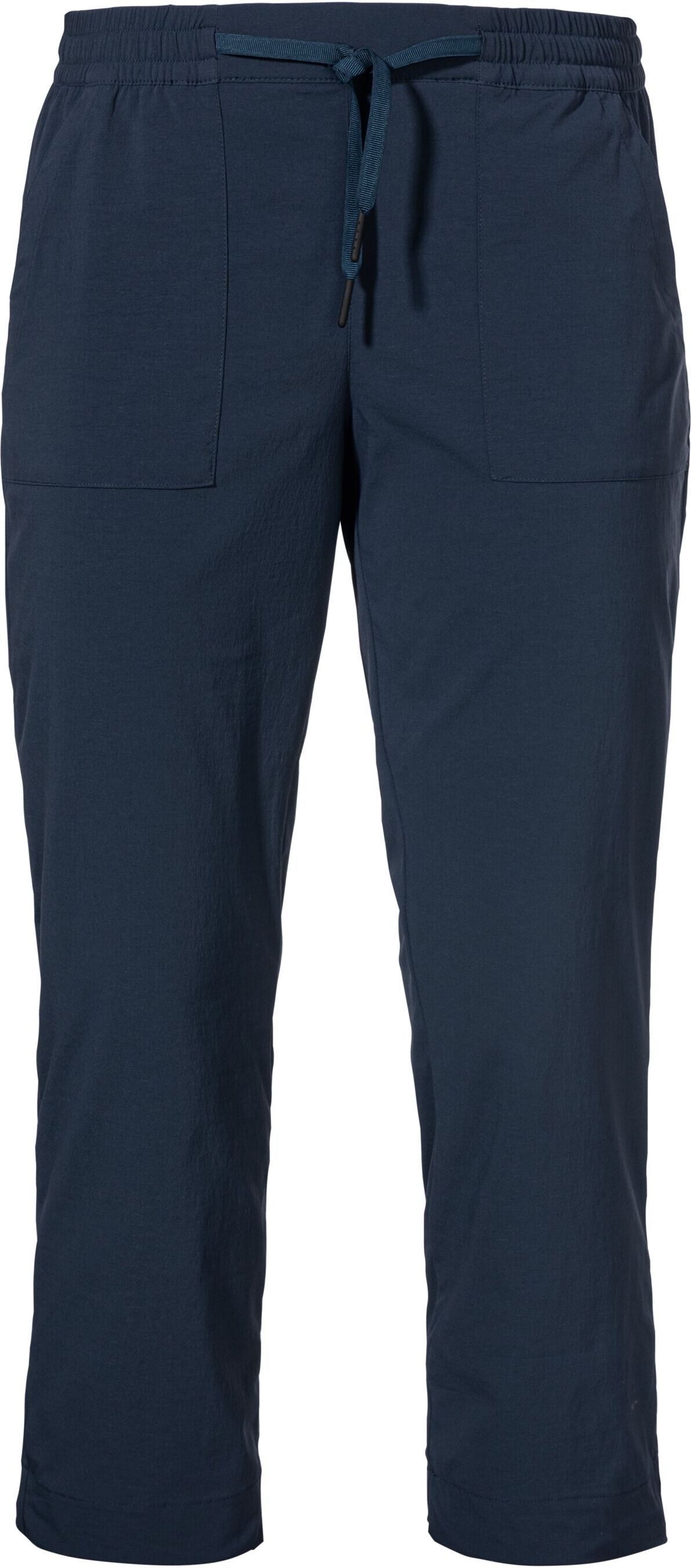 7/8-Hose SCHÖFFEL "Pants Rangun L", Damen, Gr. 44, N-Gr, blau (navy blazer), Obermaterial: 95% Nylon, 5% Elasthan, Hosen 7/8-Hose, kurze Hose für Trekking und Outdoor-Aktivitäten, sportlicher Stil navy blazer 44, N-Gr