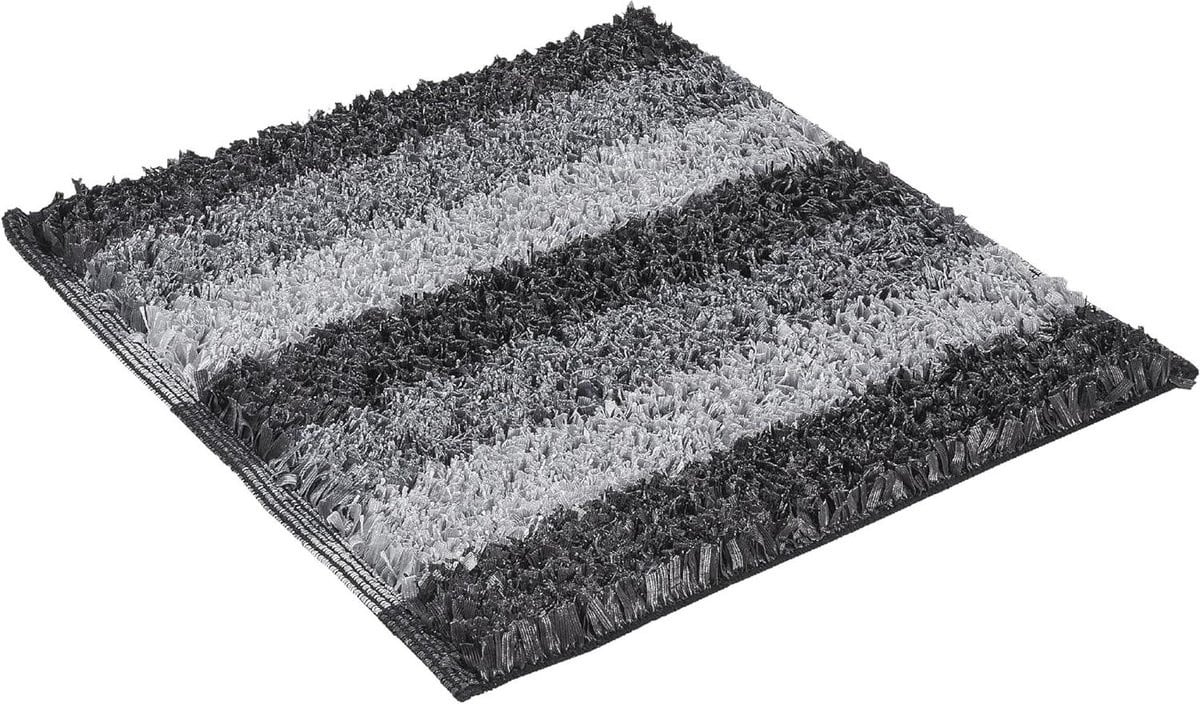 Badmat Lounge Vloerkleed Badkamer Antraciet 60x60 cm