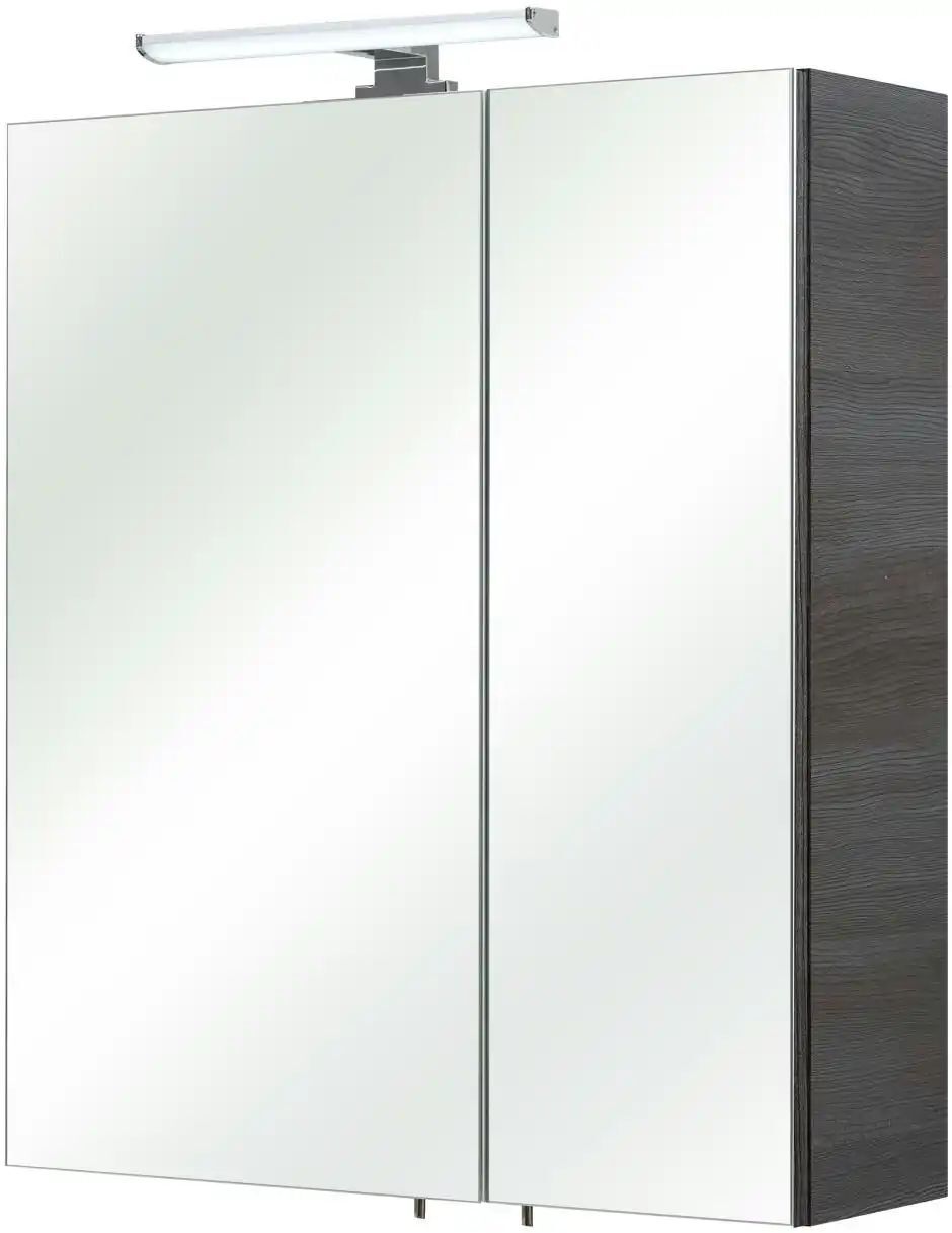 Höffner Spiegelschrank  Dreieckssee ¦ holzfarben ¦ Maße (cm): B: 60 H: 70