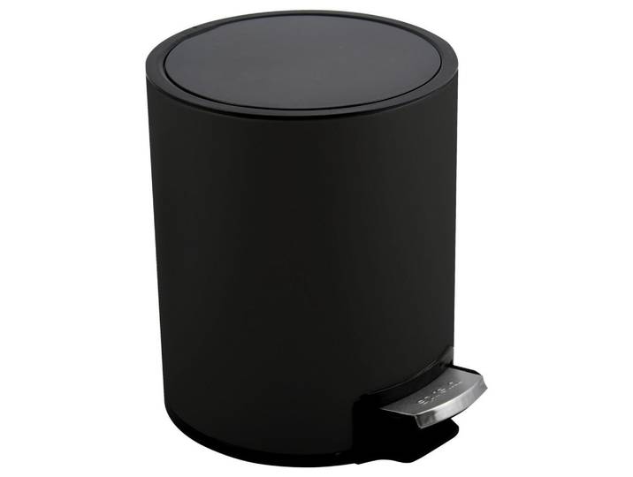 Spirella Treteimer Riku, Schwarz, Kunststoff, 3 l, 21.8x23x16.8 cmes Vertrauen - Oeko-Tex®, Haushalt & Reinigung, Reinigung, Mülleimer & Abfallsammler