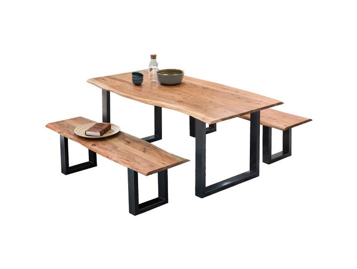 Essgruppe Pan natur Akazie B 180 T 90 cm