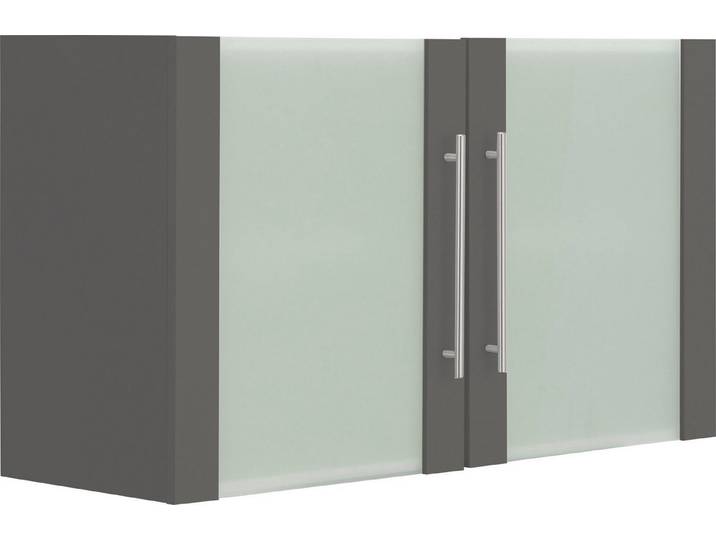 wiho Küchen Glashängeschrank Unna Front mit Glaseinsatz