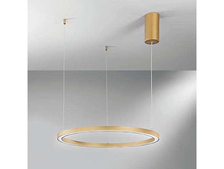 HOOP LED Aufhängung aus Aluminium gold mit CCT Funktion 60 cm