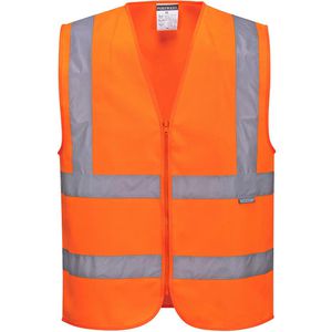 Portwest Warnweste Vest-Port C375, orange, Erwachsenenweste, DIN EN 20471, Größe XXL
