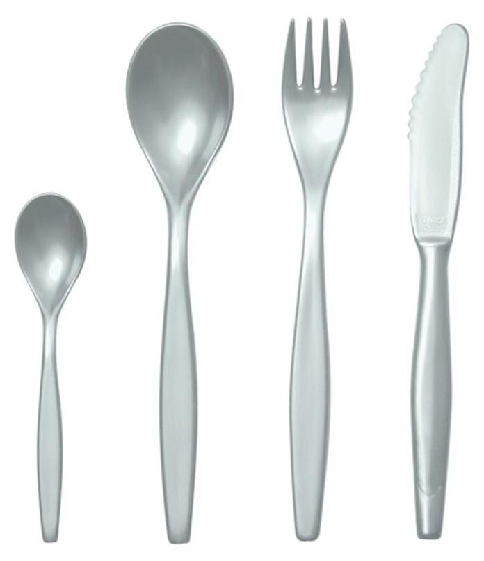 Waca Campingbestekset 550/072, Zilver, 4-delig (6 sets)