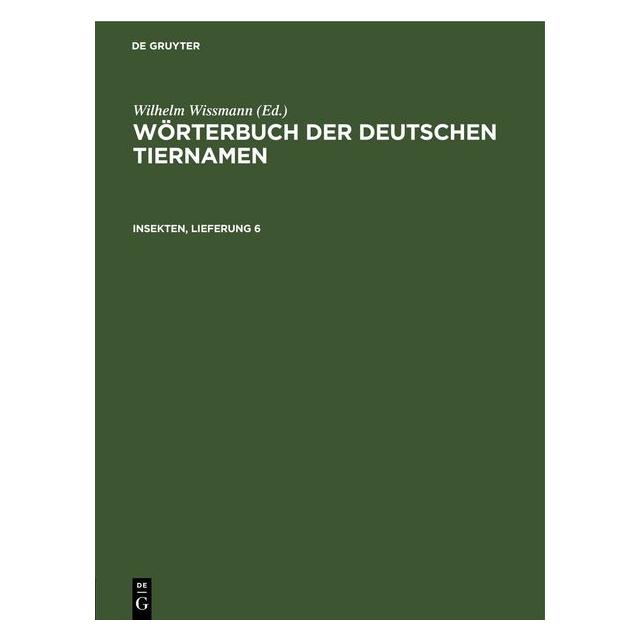 De Gruyter Insekten, Lieferung 6 (67790586)