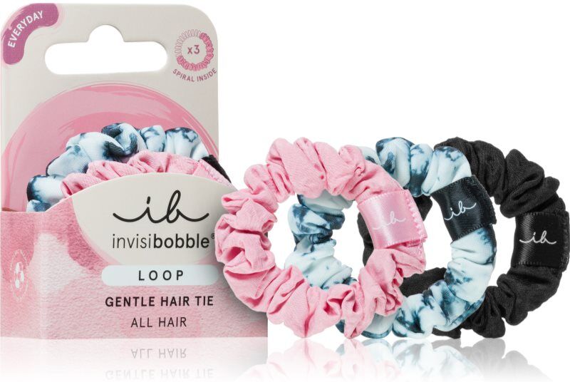 invisibobble LOOP+ Be Gentle élastiques à cheveux 3x1 pcs