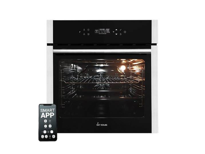 KKT KOLBE Einbaubackofen Backofen Elektroherd EB8313HC, mit Teleskopauszug, DampfClean, 60 cm / Kochmulde / Einbauherd / Heißluft / Grill-/Brat-System / WIFI