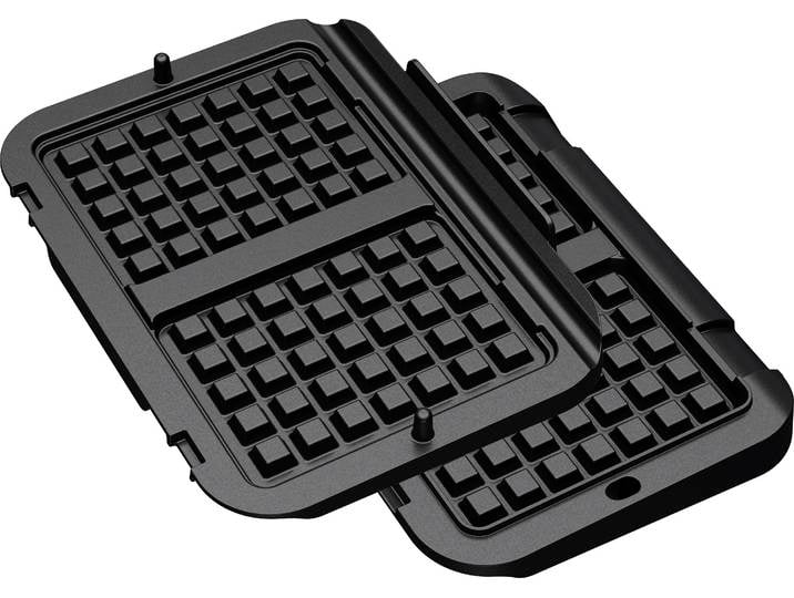 TEFAL Waffelplatten XA7308 OptiGrill , schwarz, B/H/T: 11,2cm 26,8cm x 33,6cm, Backbleche, für 4in1 und 2in1 Modelle, Zubereitung von Belgischen Waffeln, Waffelplatten