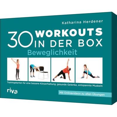 30 Workouts in der Box – Beweglichkeit, Sonstige von Katharina Herdener, Riva, 978-3-7423-2188-6