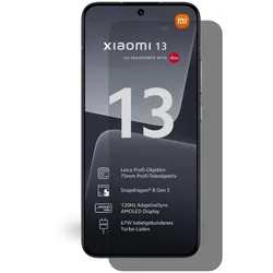 3x Blickschutz 9H Panzerhartglas Xiaomi 13 ANTI-SPY Privacy Displayschutz Panzerfolie Schutzfolie Schutzglas ECHTES TEMPERED Panzerglas