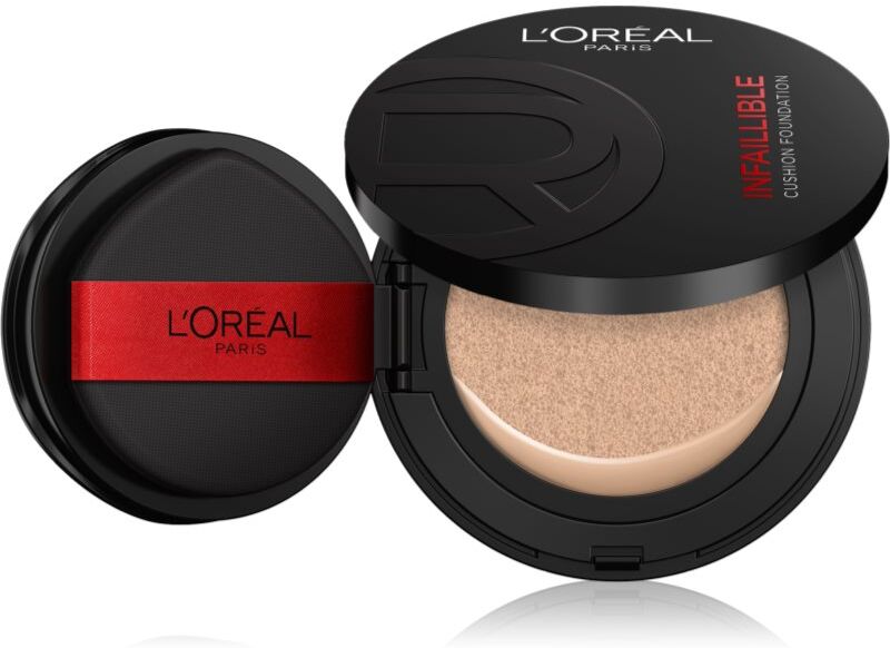 L’Oréal Paris Infaillible Cushion Foundation long-lasting compact foundation shade N140 11 g
