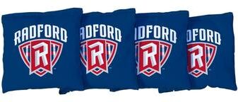 Skip's Garage Radford University Highlanders Blue Cornhole Bags
