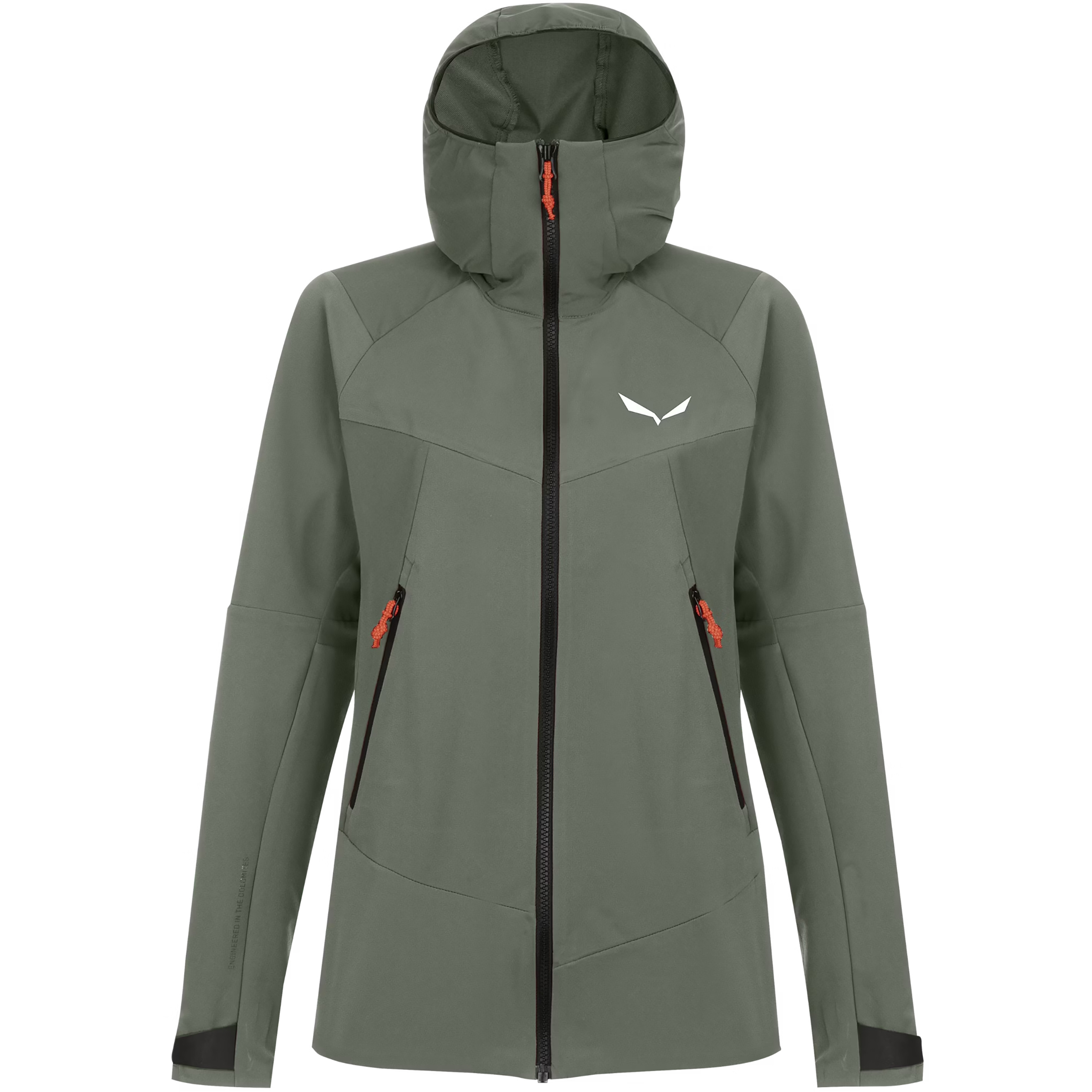 Salewa Sella Dst Damen Softshelljacke grau Größe XS Trekking Elastisch Wasserabweisend