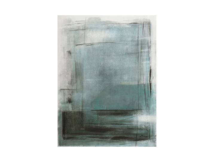 Handgemaltes Bild „Deep Blue“ 90 x 120 cm Multicolor Crea Collection