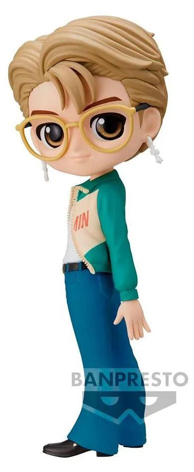 Bandai BTS Tiny Tan Jimin Dynamite Versie A Qposket Figuur, groen
