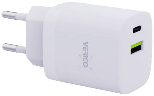 Verico Mojo 30W GaN 2 USB Ladegerät 30W 1x USB-A, 1x USB-C Weiß Innenbereich