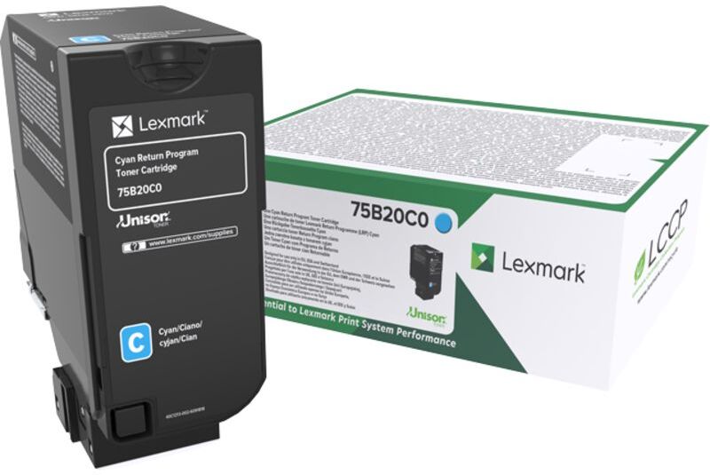 Lexmark 75B20C0 - Cyan - Toner