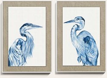 "Heron Grace Art - Print I, 31"" x 22"" - Ballard Designs"