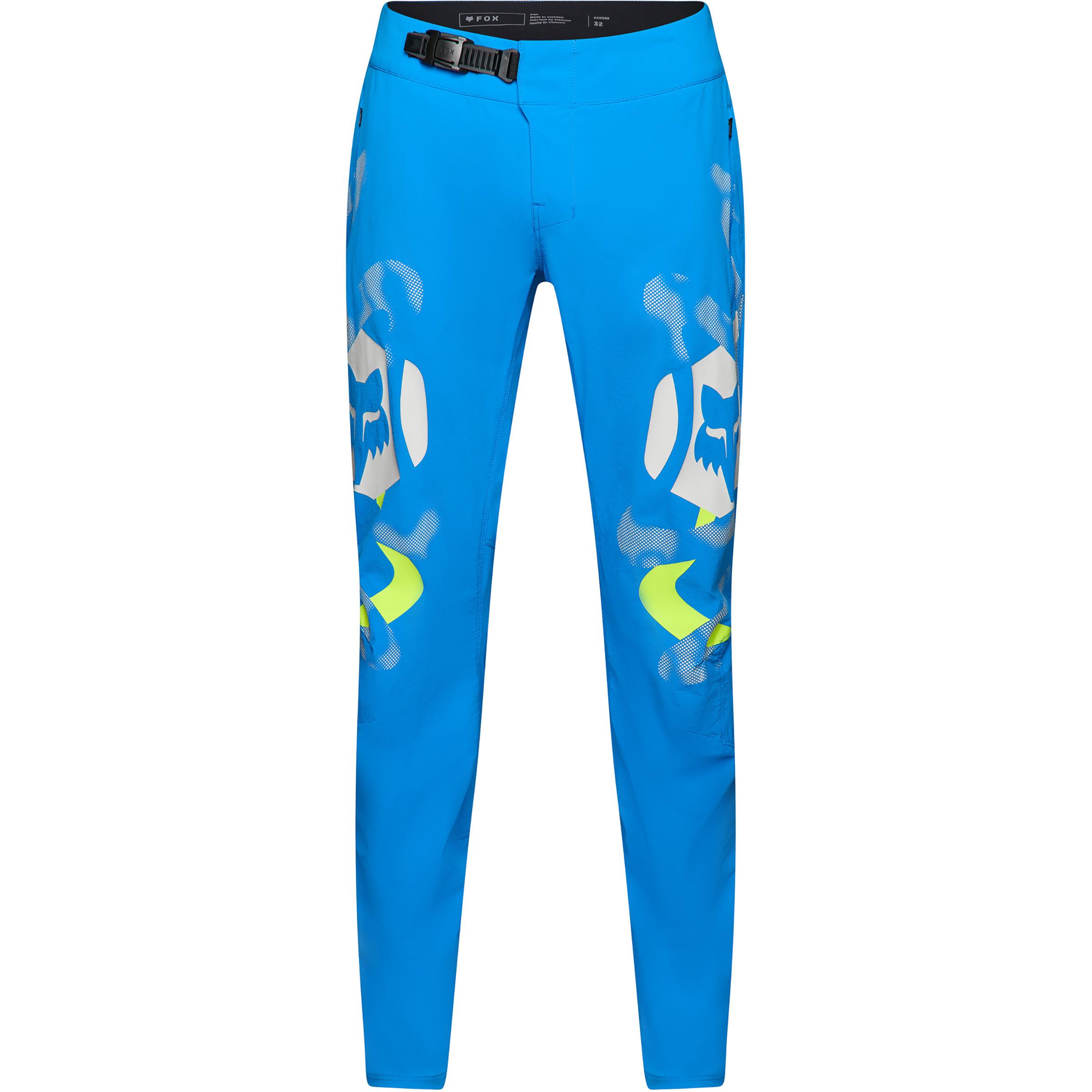 Fox Ranger Tactile MTB Hose lang Herren Fahrradhose blau Größe XL Mountainbike Wasserabweisend
