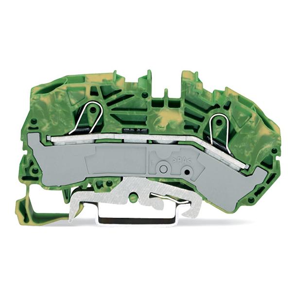 Wago 2x16mm earth terminal grn/yel (2016-7607)
