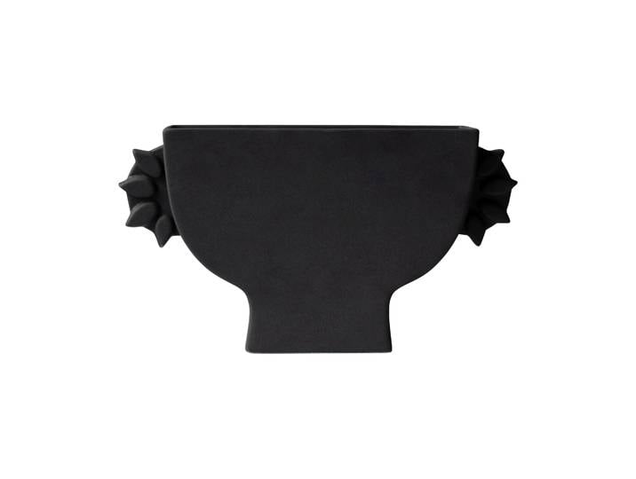 DBKD Vase plat 16 cm Black