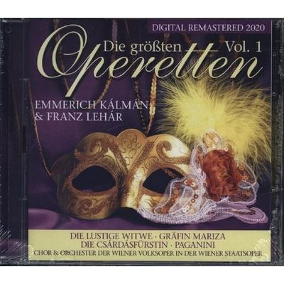 Die Gröáten Operetten Vol.1 - F. E. & Lehar Kalman, CD