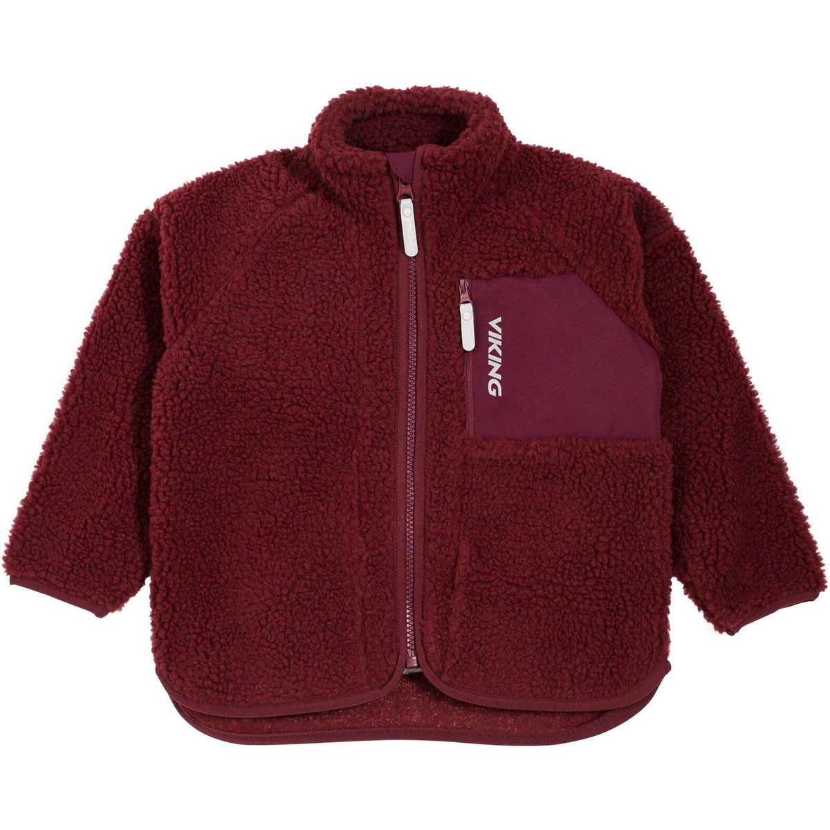 Viking Playtime Pile Midlayer Jacket plum (62) 116 50-24560-62-116