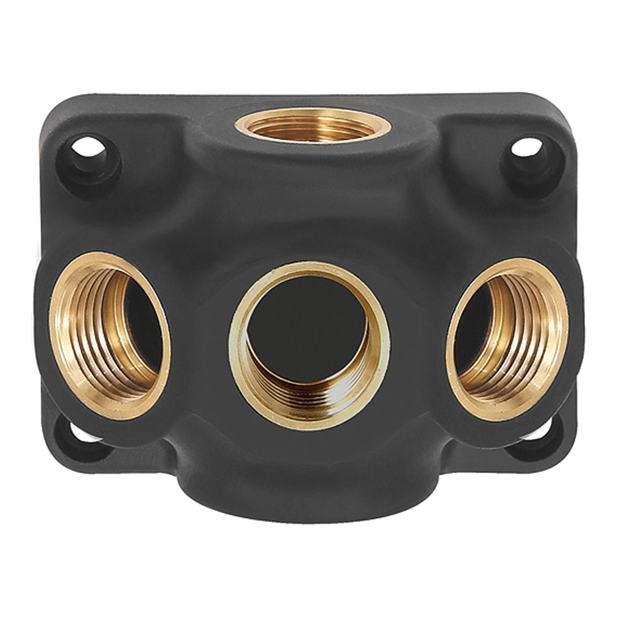 Riegler Endverteile, Eingang G 3/4, Anschluss 3 x G 1/2 (EVD34-3)