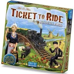 Asmodée Ttr Ticket To Ride Map Collection Nederland (Deutsch, Englisch, Französisch, 2 - 5 Spieler)