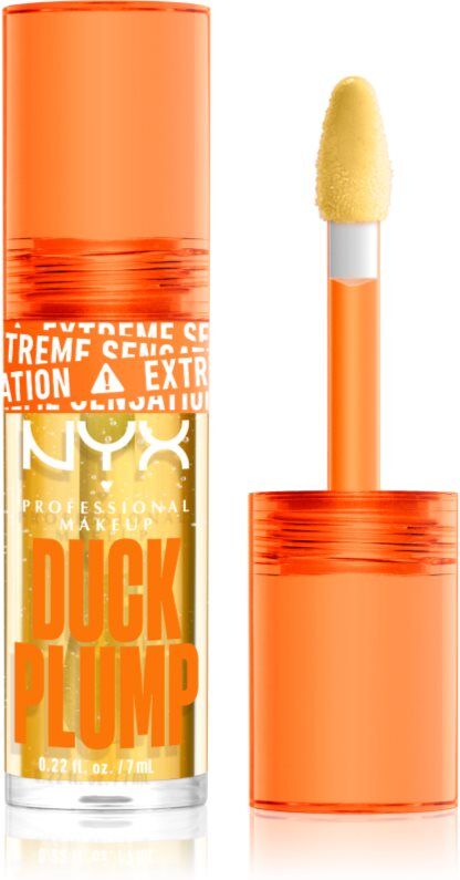 NYX Professional Makeup Duck Plump lip gloss with magnifying effect shade 01 Clearly Spicy 7 ml